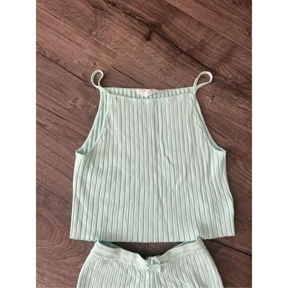 H&M 2-piece viscose- blend set - Mint Green size 20 - Picture 5 of 7